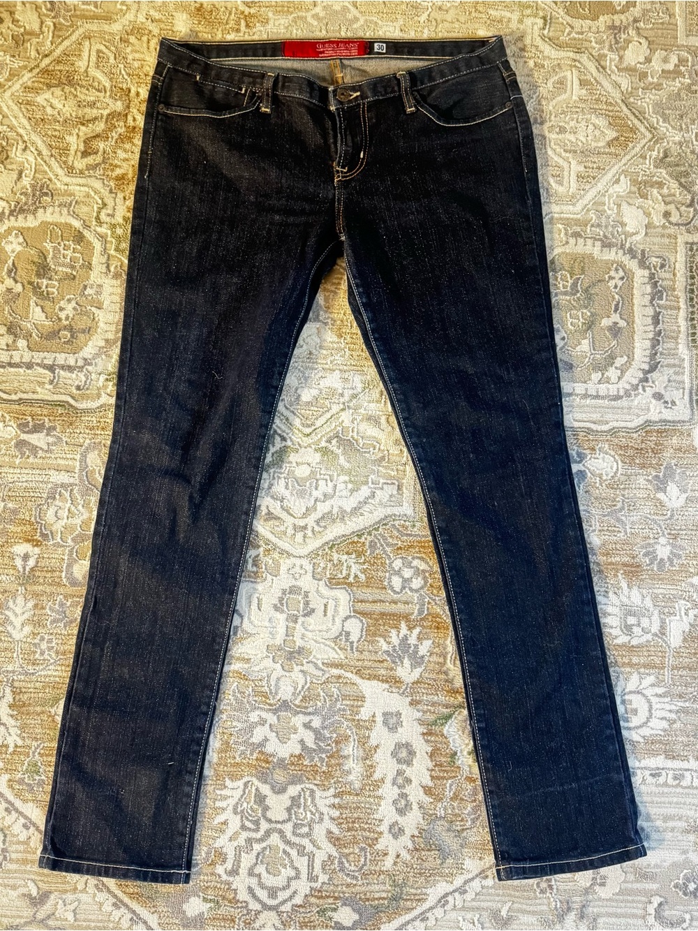 Guess Straight Leg Jeans - Dark Indigo